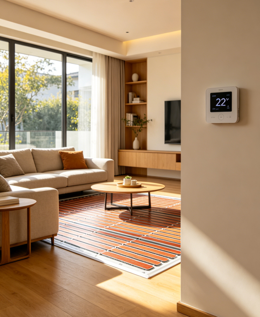 横峰县智能分区家用电地暖系统